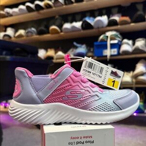 Skechers Kids' Pink and Lavender Sneakers